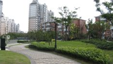 LED landscape lighting project of affordable housing in Shanghai